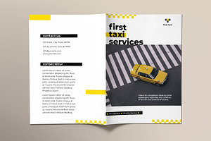 Taxi Services Brochure Bifold