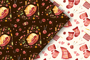 Cute cats, Knitwear seamless pattern, a Pattern Graphic by Valin Malin (Thumbnail 11 of 14)