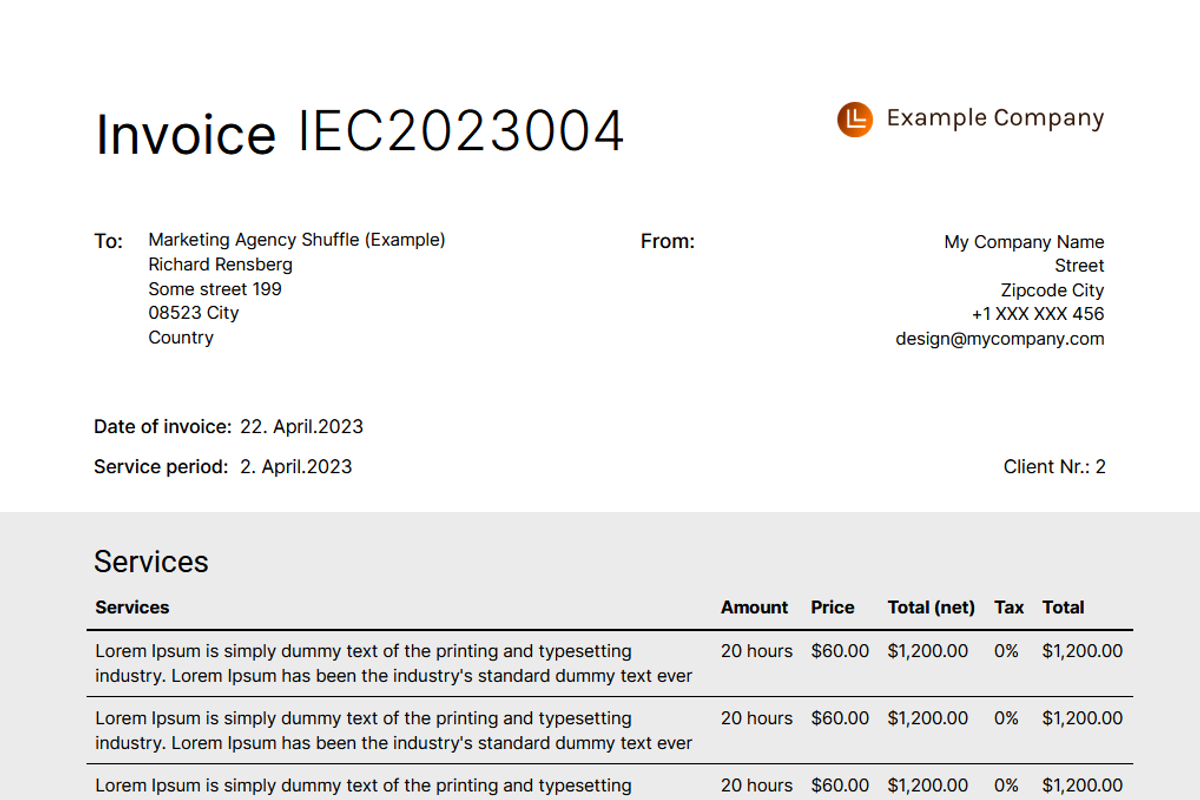 Airtable Invoice & Offer Generator, a Templates & Theme by HI Airtable Templates (Photo 12 of 14)