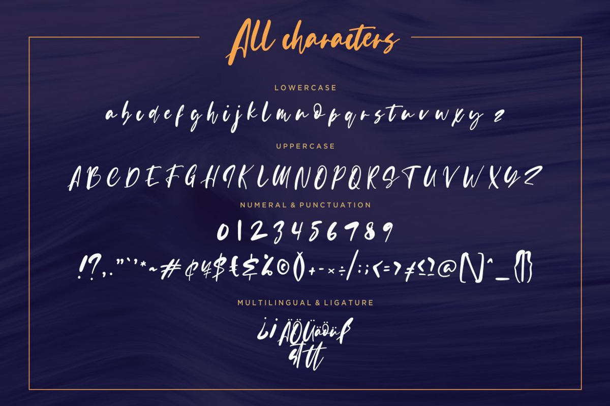 Evangeline Modern Business Font preview 7