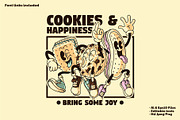 Funny Cookies Trio Mascot, a Branding & Logo Template by Judsart (Thumbnail 1 of 3)