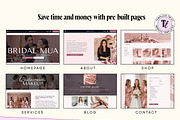 Bridal Makeup Website, a Wix Template by Template Twist Shop (Thumbnail 3 of 9)