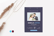 Funeral Program Template Obituary, an Invitation Template by Creatiya Type (Thumbnail 1 of 6)