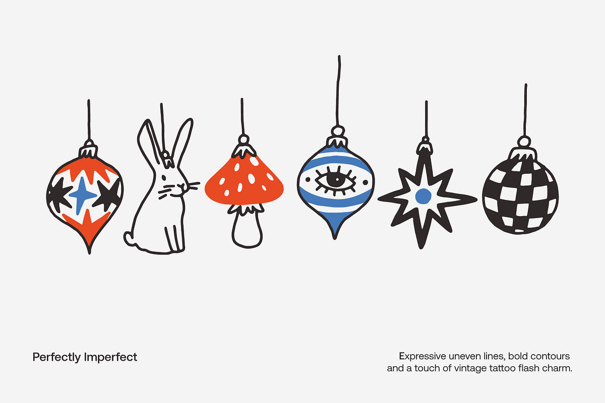 Just Nice Christmas Doodles, a Seasonal Illustration by Olly Kava (Photo 7 of 12)