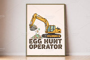 Funny Eggs Cavator PNG, an Illustration by Canvas Craft (Thumbnail 6 of 6)