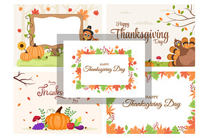 25 Happy Thanksgiving Cartoon Turkey