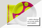 Party Disposable Utensils Mockup, a Cups & Container Mockup by pizza.studi0 (Thumbnail 2 of 4)