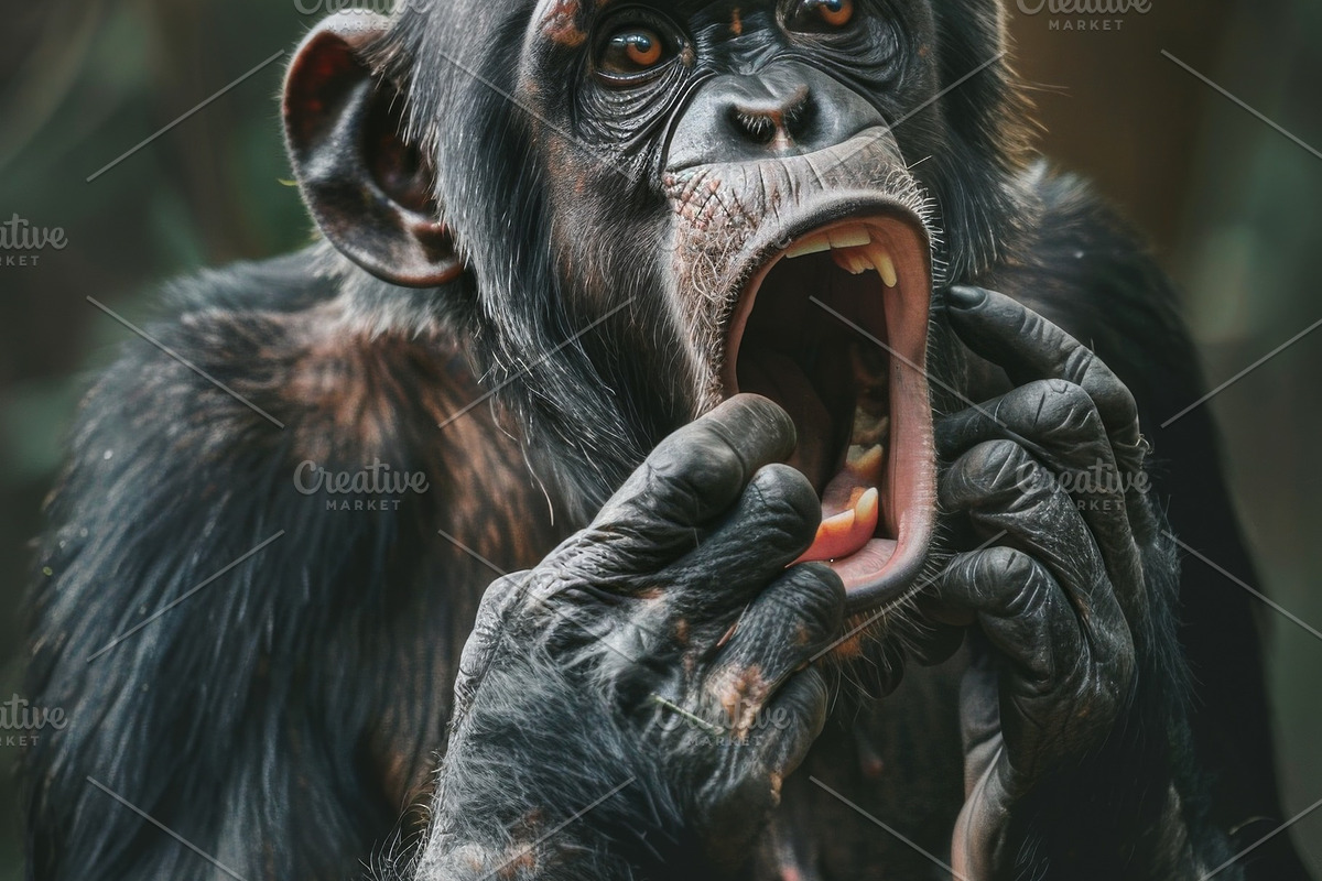 236 surprised animals, an Animal Photo by Handmadefont (Photo 45 of 241)