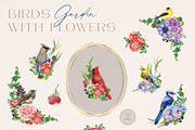 Garden Birds Watercolor Painted Set, an Animal Illustration by AnitaPol (Thumbnail 15 of 21)