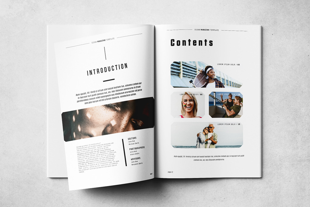 Magazine Layout, a Magazine Template by Grkic Creative (Photo 2 of 13)