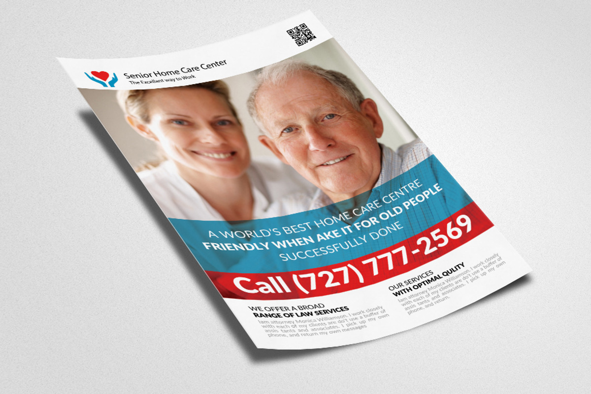 10 Senior Care Homes Flyers Bundle, a Flyer Template by Psd Templates (Photo 11 of 11)