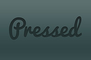 Subtle Pressed Text for Photoshop, a Layer Style Add-On by Creativenauts (Thumbnail 2 of 4)