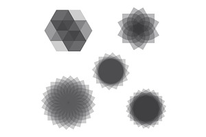 Grey scale illustration geometric, an Illustration by LogosDen