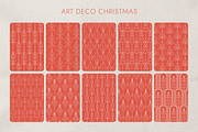 Art Deco Christmas Patterns, a Pattern Graphic by Firowerk (Thumbnail 4 of 5)