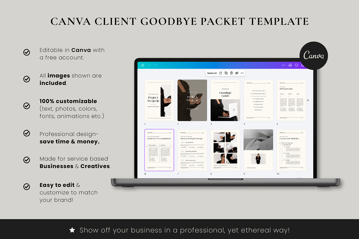 Client Goodbye Packet | Canva Template preview 5