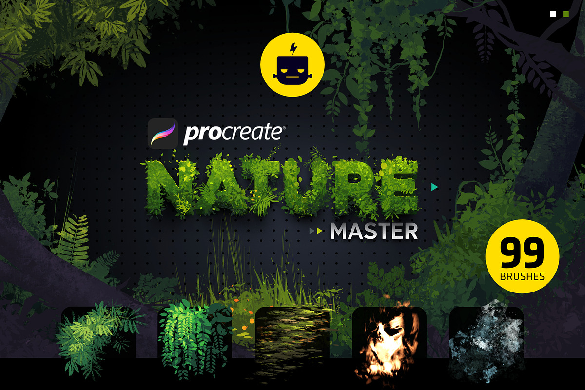 Nature Master for Procreate, a Brush Add-On by Frankentoon Store (Photo 1 of 5)