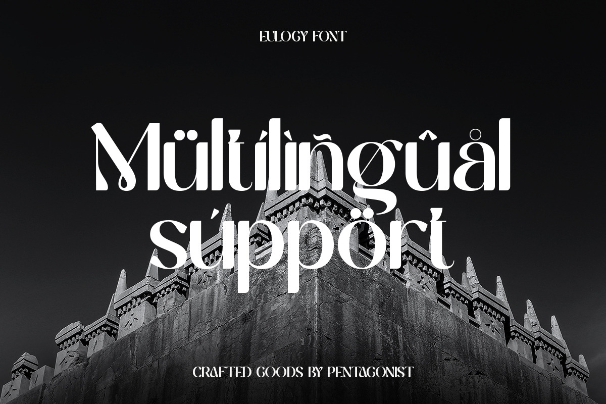 Eulogy | Variable Font Family, a Serif Font by Pentagonistudio (Photo 9 of 9)