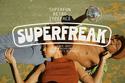 Superfreak Font, a Font by Nicky Laatz (Thumbnail 1 of 17)