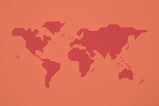 Simple World Map, an Illustration by Skylars Art Supplies (Thumbnail 5 of 5)