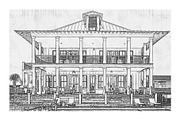 Architecture Line Drawing Photoshop, an Action Add-On by Photoshop Action (Thumbnail 9 of 13)