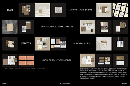 Emboss Deboss Branding Mockup Kit, a Books & Magazine Mockup by Studio Brand