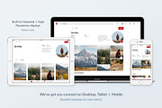 Pinterest Social Media Mockups Pack, a Social Media Template by Poego Social (Thumbnail 2 of 7)