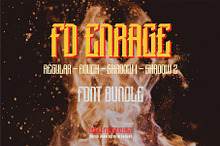 Enrage Gothic Font Bundle