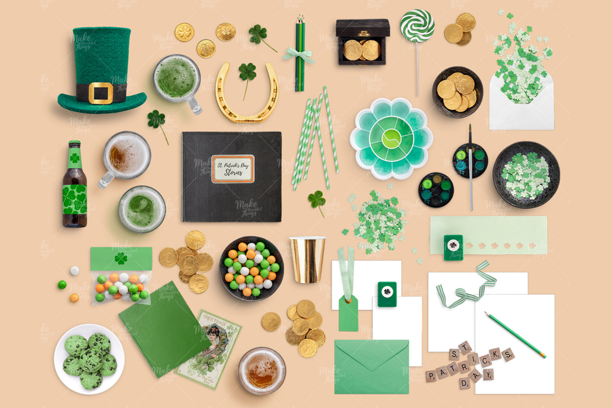 St. Patrick's Day Scene Creator, a Product Mockup by Make Beautiful Things (Photo 4 of 9)