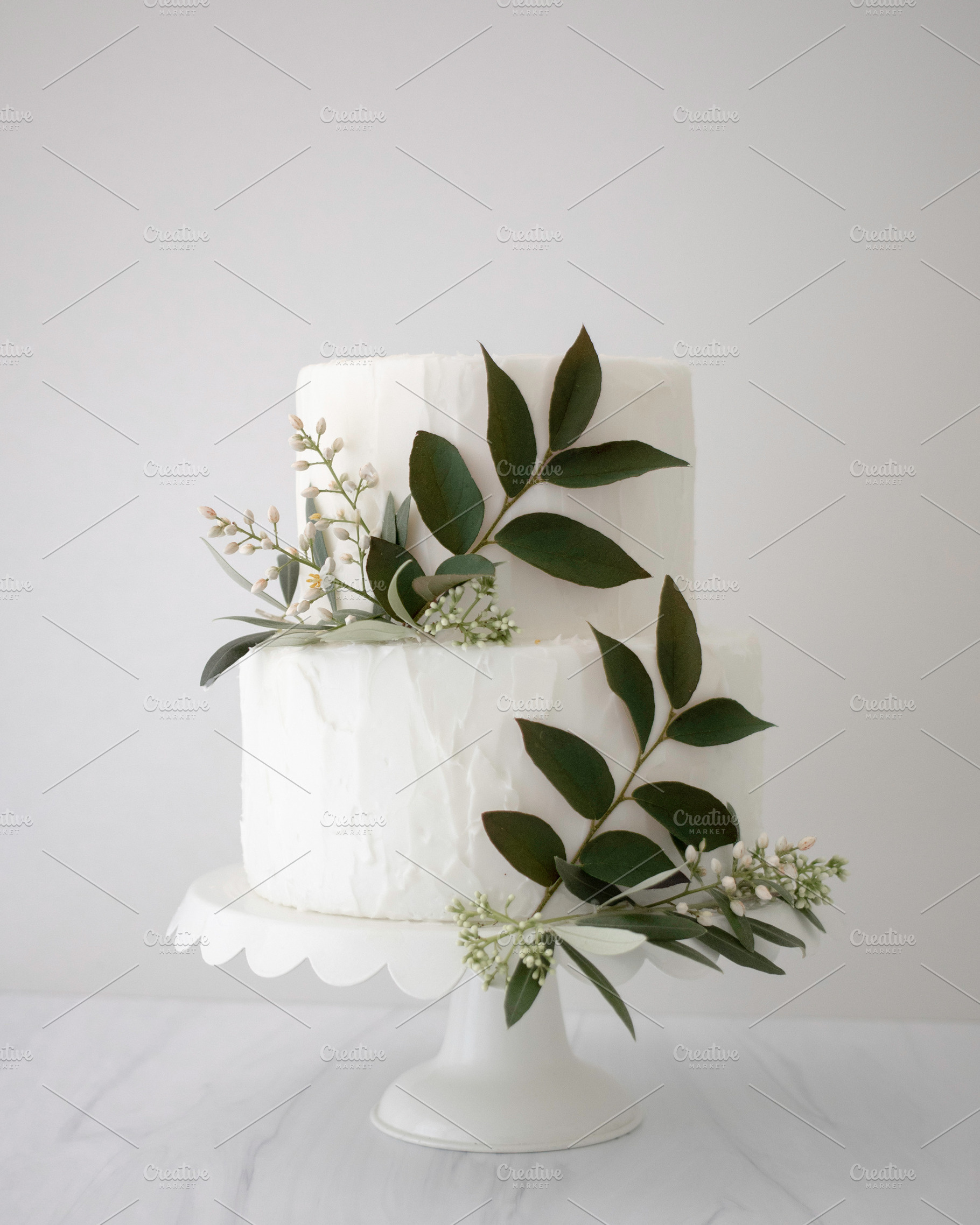 White Cake Styled Stock Photo 2, a Food & Drink Photo by Rebecca Lane Graphics