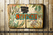 2 Color Procreate Pattern Brushes, a Brush Add-On by DeloresArt (Thumbnail 9 of 10)