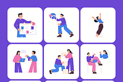 Bundle of Work & Productivity Flat, a Work Illustration by Creative Stall (Thumbnail 10 of 19)