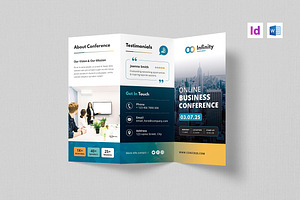 Conference Brochure Trifold, a Brochure Template by Creativity-Design