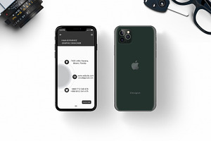 IPHONE 11 PRO BUSINESS CARD