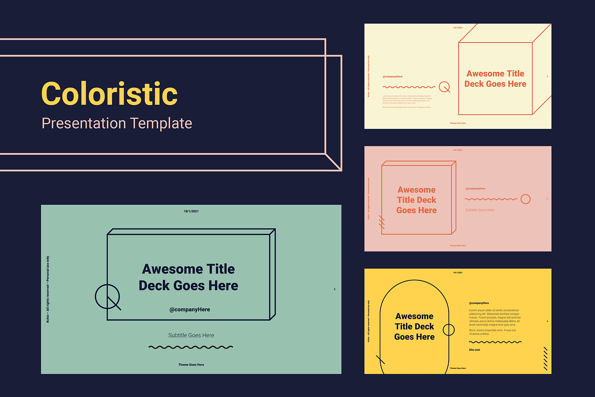 Coloristic - PowerPoint Template, a Presentation Template by chio ...