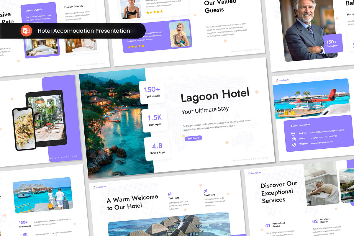 Hotel Accomodation PPT, a Presentation Template by Antstheme (Photo 1 of 2)