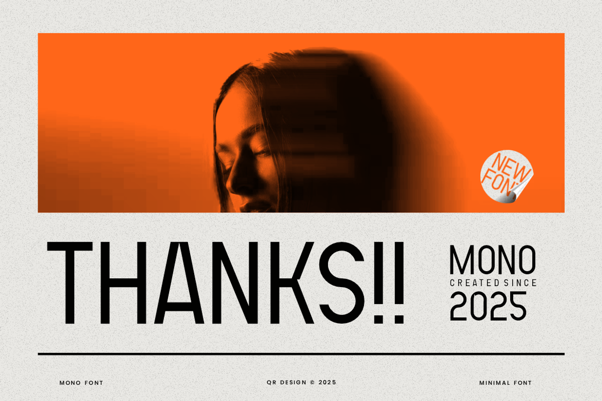 Jurneka Mono - Modern Sans Font, a Sans Serif Font by QR Design Studio (Photo 6 of 6)
