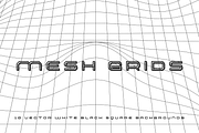 Square Mesh Grids, a Background Graphic by barsrsind (Thumbnail 1 of 2)
