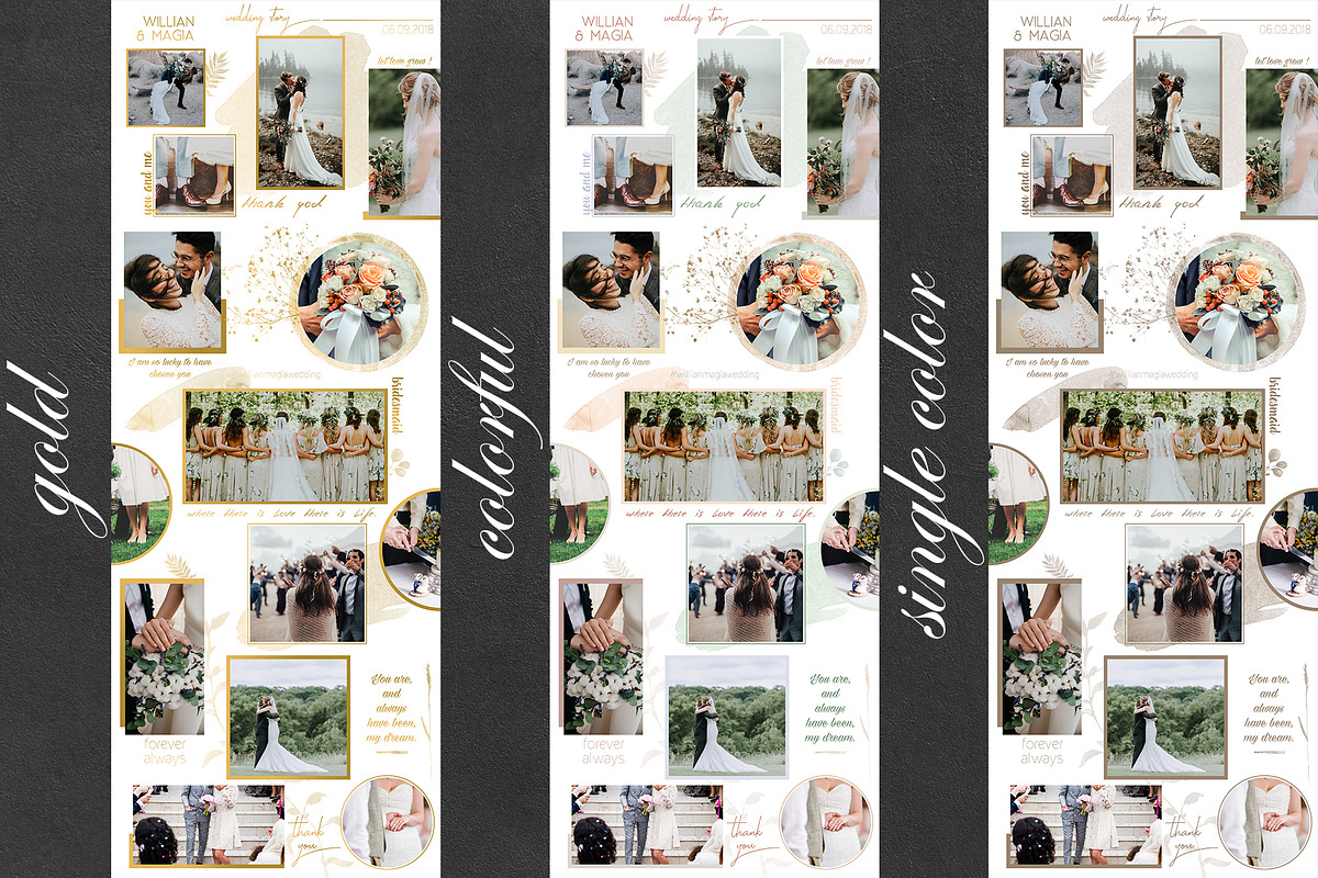 Instagram Puzzle Template - Wedding, a Social Media Template by illycreative (Photo 2 of 9)