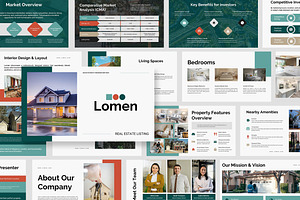 Lomen : Realty Kit Keynote, a Presentation Template by Punkl Camp