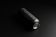 Black Soda or Beer Can Mockups, a Packaging Mockup by MockupFree.Net (Thumbnail 2 of 15)