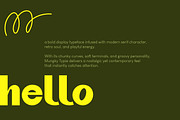 MunkyTypie - Modern Sans Serif Font, a Serif Font by Sanskertype Studio (Thumbnail 2 of 9)