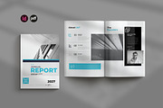 Annual Report Brochure Template, a Brochure Template by Creative-Work (Thumbnail 1 of 8)