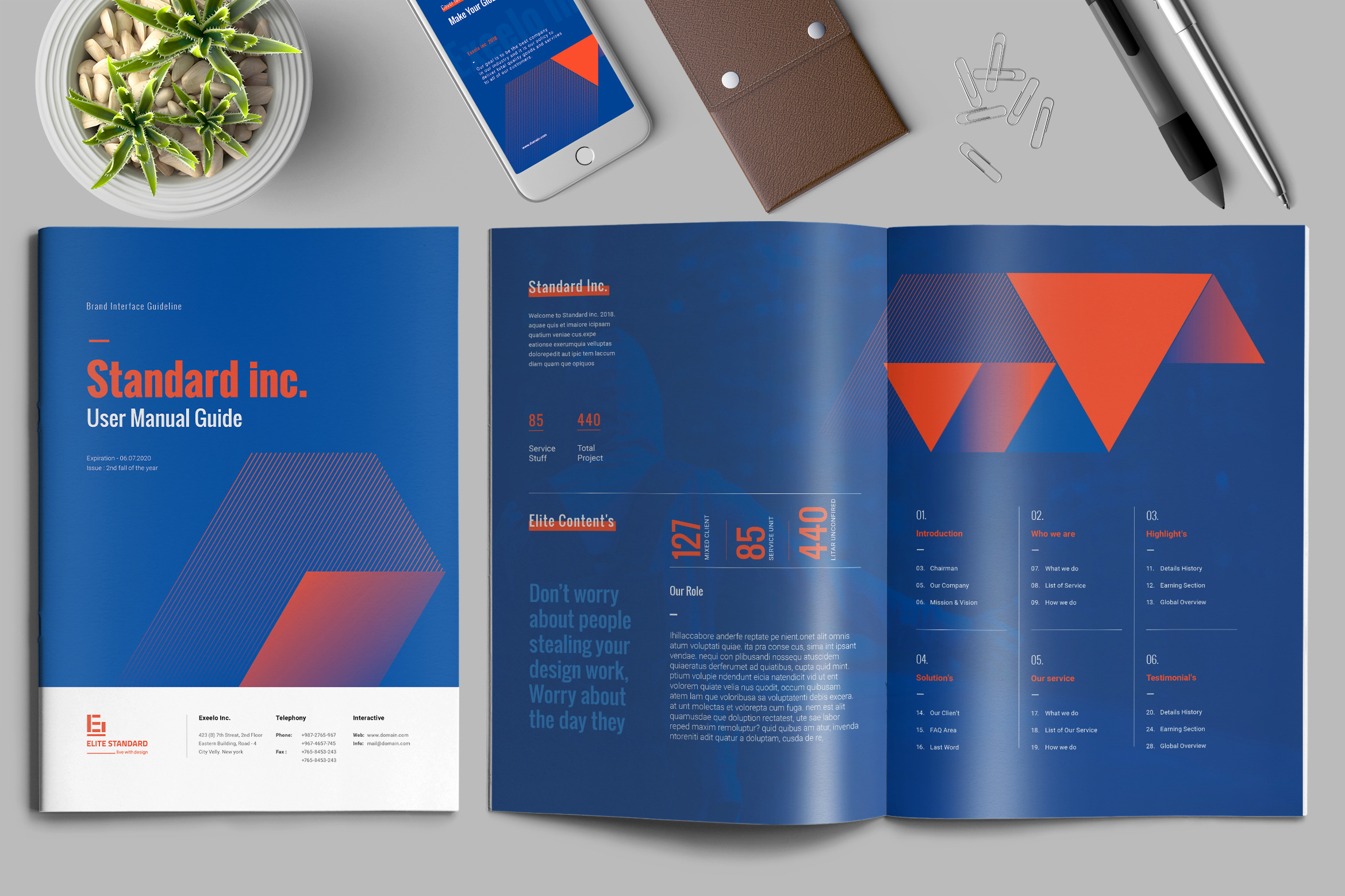 Brand Manual by EliteStandard  Creative Market