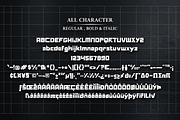 Mecha Core Futuristic Gaming Font, a Sans Serif Font by mesuka (Thumbnail 5 of 5)