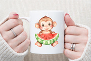 Kawaii Summer Animals Clipart, an Illustration by Sublimation Artist (Thumbnail 5 of 6)