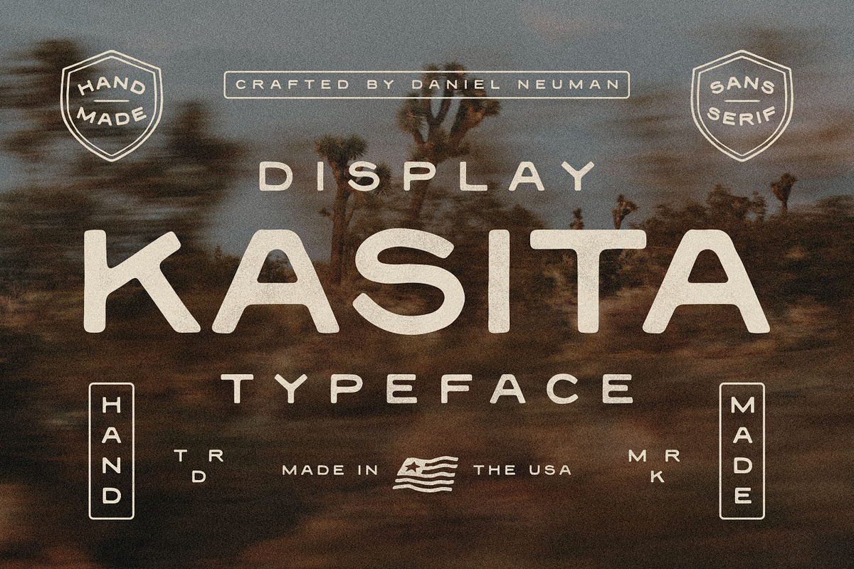 Kasita | Handmade Display Font, a Sans Serif Font by Daniel Neuman (Photo 1 of 12)