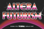 Voidra - Futuristic Sci-Fi Typeface, a Sans Serif Font by Roams Type (Thumbnail 8 of 8)