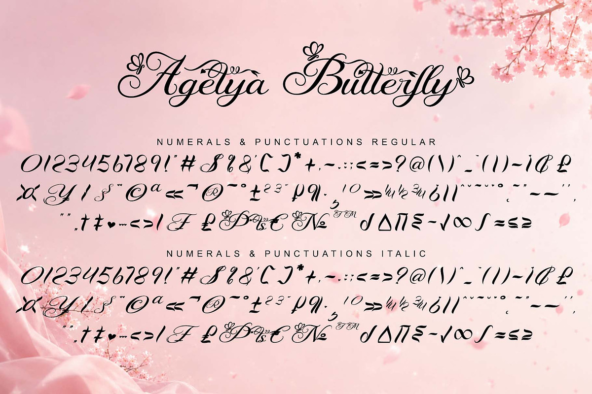 Agetya Butterfly, a Handwritten Font by Yoga Letter (Photo 9 of 11)