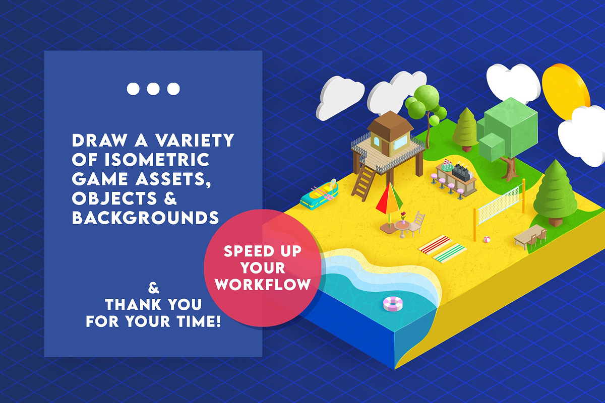 1300+ Procreate Isometric 3D Brushes, a Brush Add-On by BrushBoy (Photo 9 of 9)