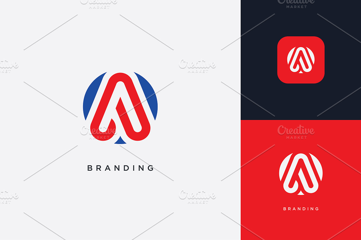A Letter Brand Logo, a Branding & Logo Template by Intenseartisan
